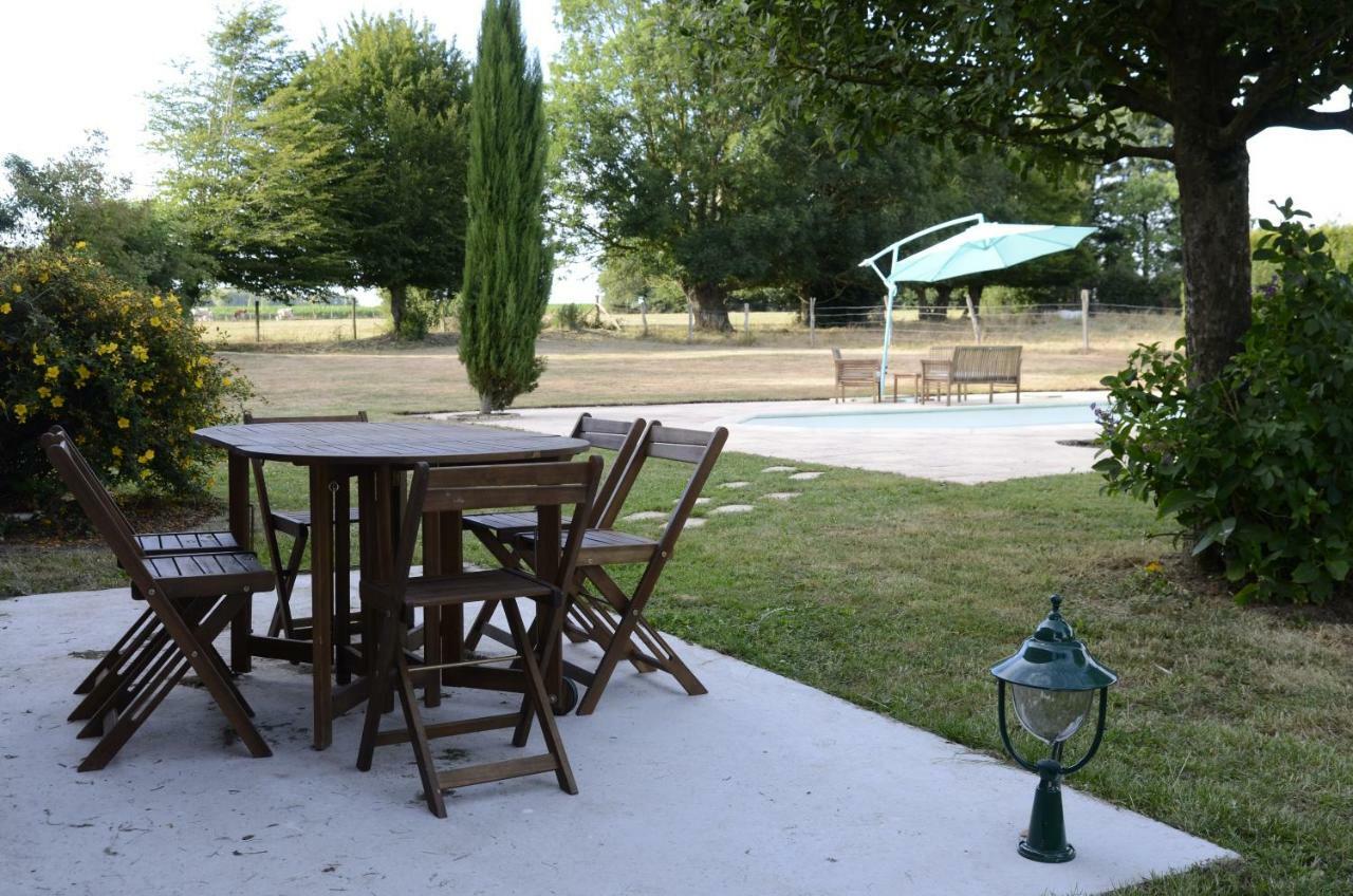 Gite De La Pature Le Thuit-Simer Exteriör bild